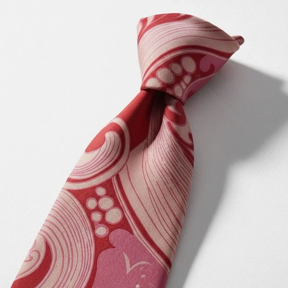NWT Holliday & Brown Special Re-Edition Men's Silk Necktie Hand Made In Italy